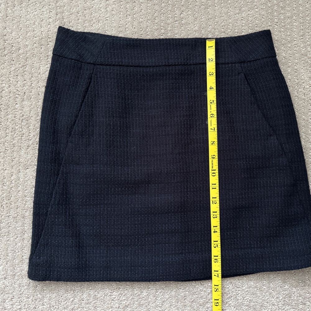 NWT blue tweed mini skirt with pockets